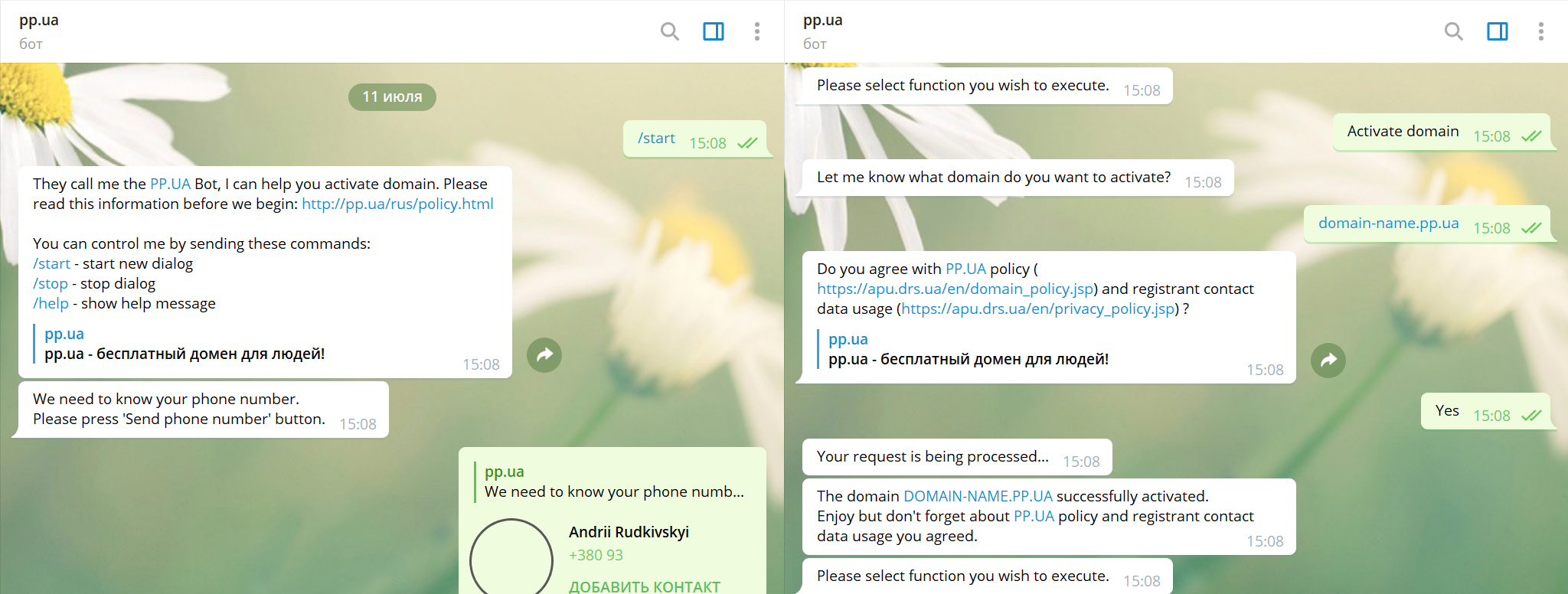 Способы активации домена PP.UA - Support | NIC.UA